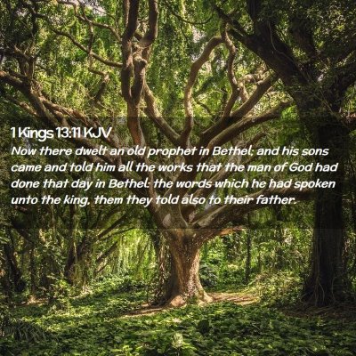 1 Kings 13:11 KJV Free Bible Images