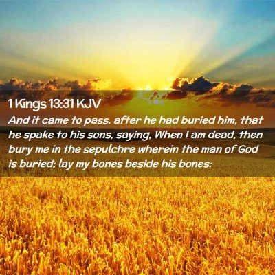 1 Kings 13:31 KJV Free Bible Images