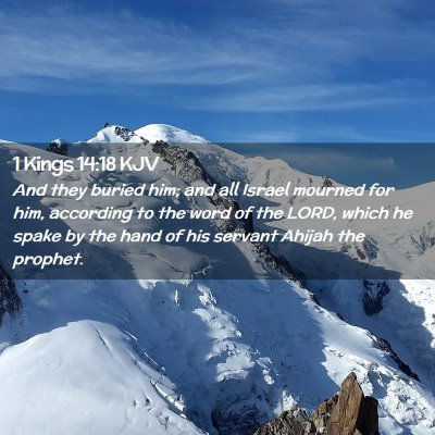 1 Kings 14:18 KJV Free Bible Images