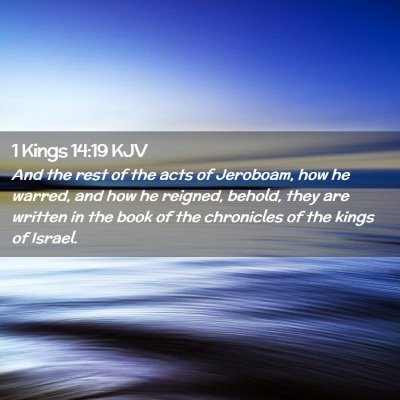 1 Kings 14:19 KJV Free Bible Images