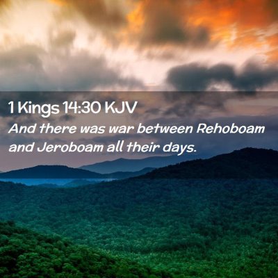 1 Kings 14:30 KJV Free Bible Images