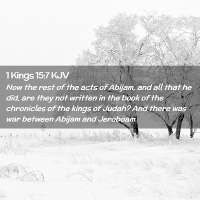 1 Kings 15:7 KJV Free Bible Images