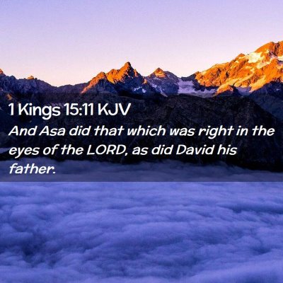 1 Kings 15:11 KJV Free Bible Images