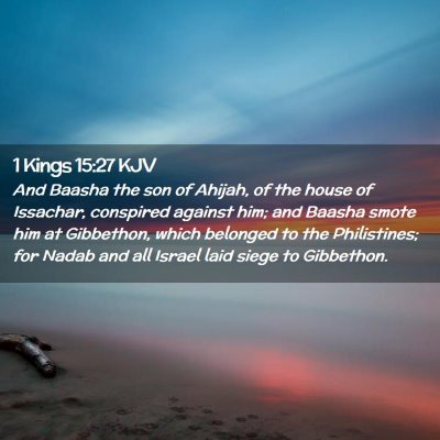 1 Kings 15:27 KJV Free Bible Images