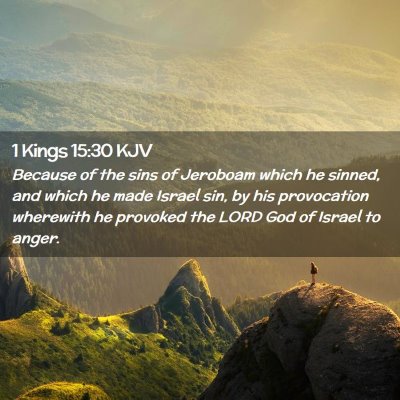 1 Kings 15:30 KJV Free Bible Images