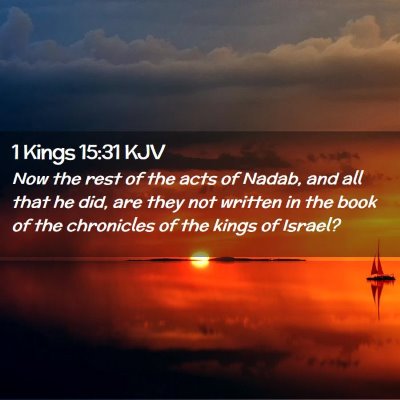 1 Kings 15:31 KJV Free Bible Images