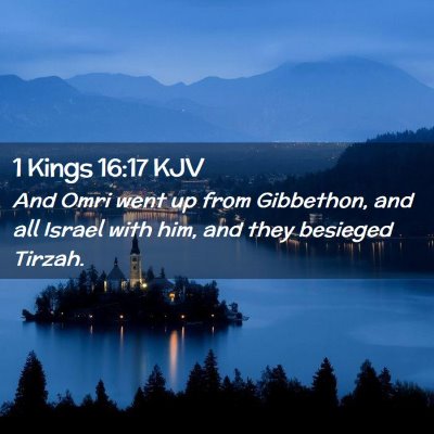 1 Kings 16:17 KJV Free Bible Images