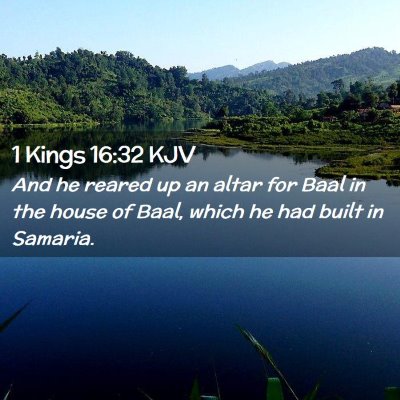 1 Kings 16:32 KJV Free Bible Images