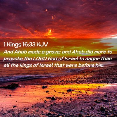 1 Kings 16:33 KJV Free Bible Images