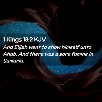 1 Kings 18:2 KJV Free Bible Images