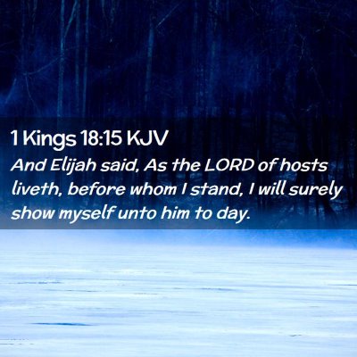 1 Kings 18:15 KJV Free Bible Images