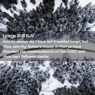 1 Kings 18:18 KJV Free Bible Images