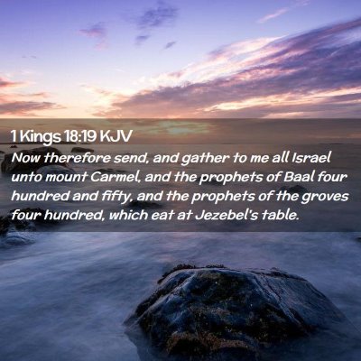 1 Kings 18:19 KJV Free Bible Images