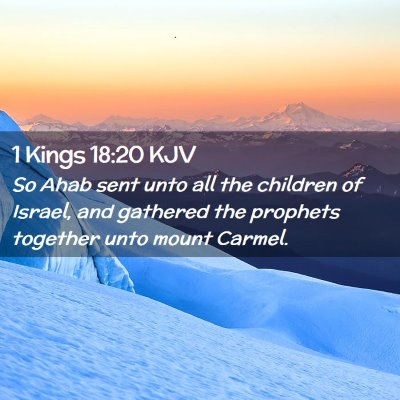 1 Kings 18:20 KJV Free Bible Images