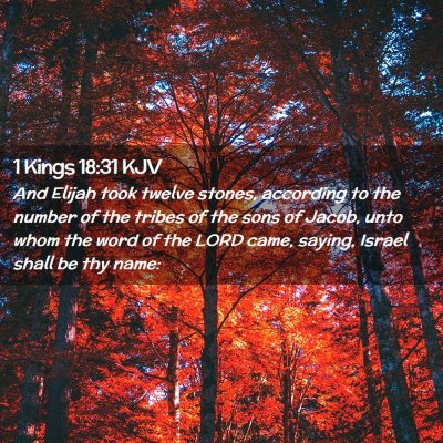 1 Kings 18:31 KJV Free Bible Images