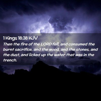 1 Kings 18:38 KJV Free Bible Images