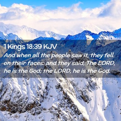 1 Kings 18:39 KJV Free Bible Images