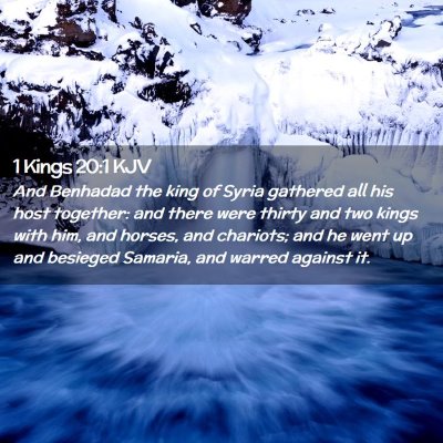 1 Kings 20:1 KJV Free Bible Images