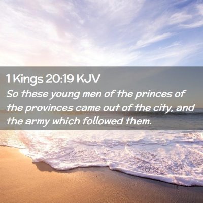 1 Kings 20:19 KJV Free Bible Images