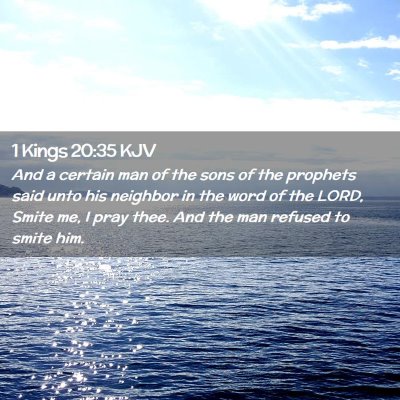 1 Kings 20:35 KJV Free Bible Images