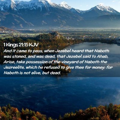 1 Kings 21:15 KJV Free Bible Images