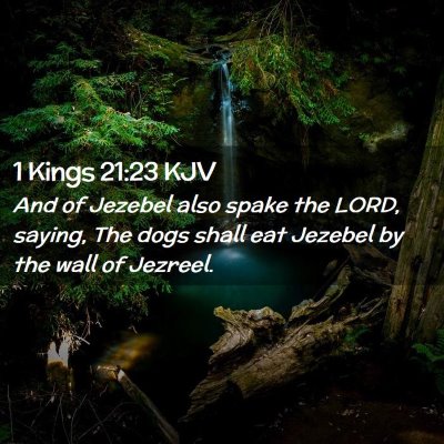 1 Kings 21:23 KJV Free Bible Images