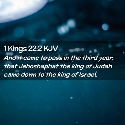 1 Kings 22:2 KJV Free Bible Images