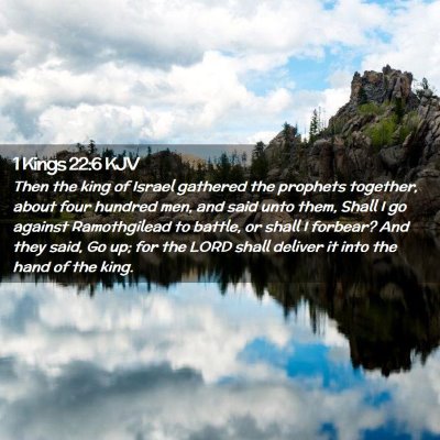 1 Kings 22:6 KJV Free Bible Images