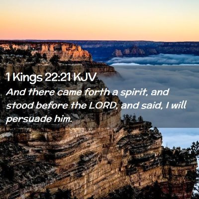 1 Kings 22:21 KJV Free Bible Images