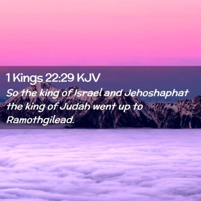 1 Kings 22:29 KJV Free Bible Images