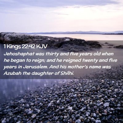 1 Kings 22:42 KJV Free Bible Images