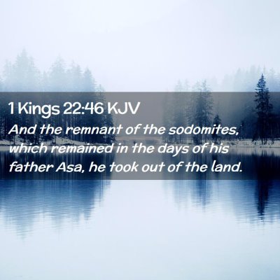 1 Kings 22:46 KJV Free Bible Images