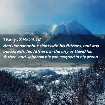 1 Kings 22:50 KJV Free Bible Images