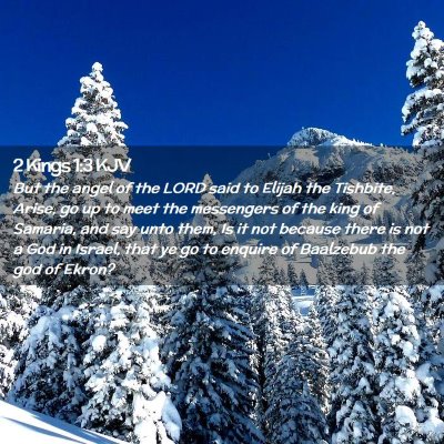 2 Kings 1:3 KJV Free Bible Images