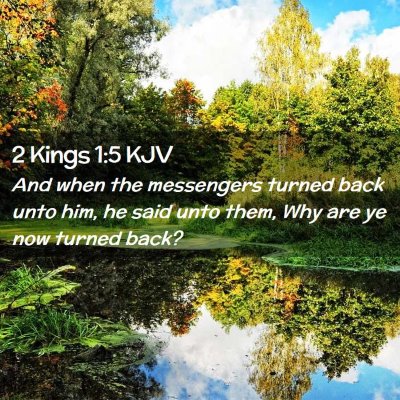 2 Kings 1:5 KJV Free Bible Images