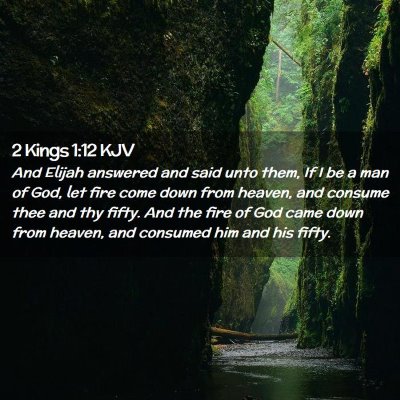 2 Kings 1:12 KJV Free Bible Images