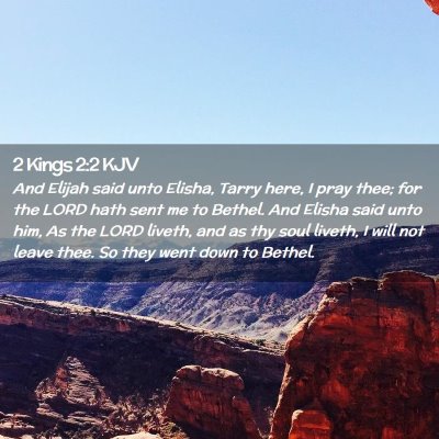 2 Kings 2:2 KJV Free Bible Images