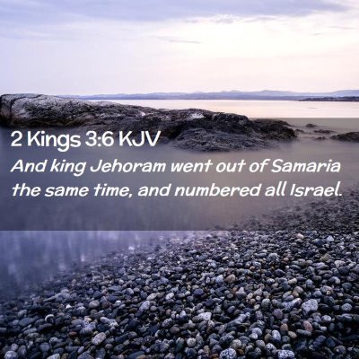 2 Kings 3:6 KJV Free Bible Images