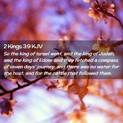 2 Kings 3:9 KJV Free Bible Images