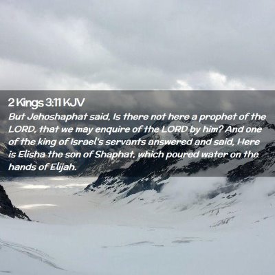 2 Kings 3:11 KJV Free Bible Images