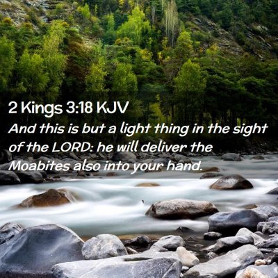 2 Kings 3:18 KJV Free Bible Images