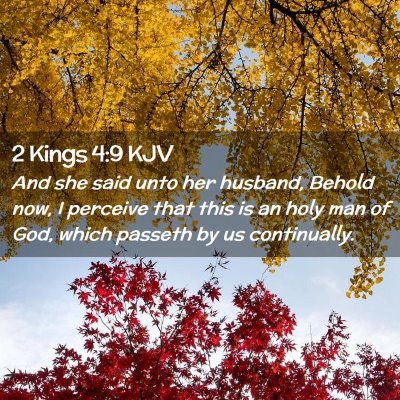 2 Kings 4:9 KJV Free Bible Images