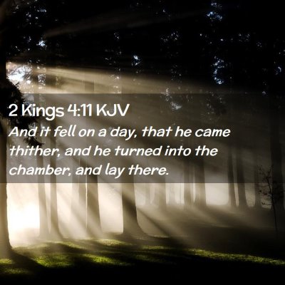 2 Kings 4:11 KJV Free Bible Images