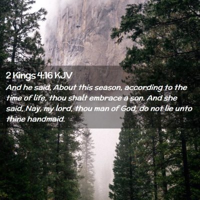 2 Kings 4:16 KJV Free Bible Images