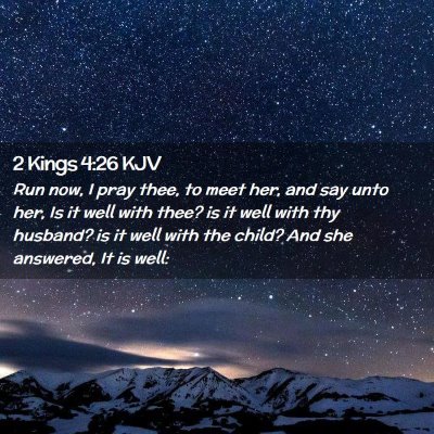 2 Kings 4:26 KJV Free Bible Images