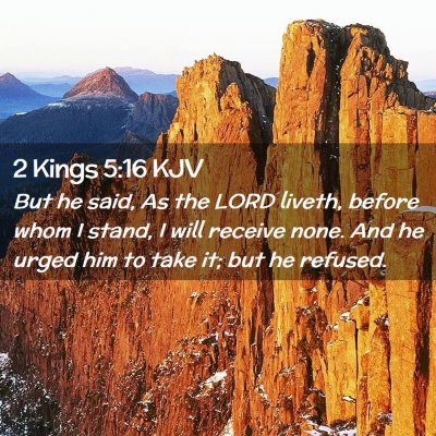 2 Kings 5:16 KJV Free Bible Images