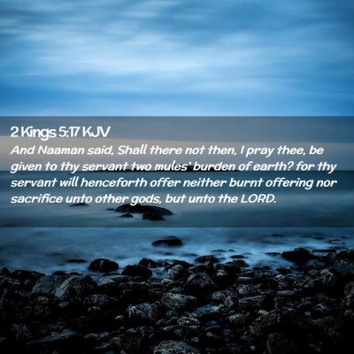 2 Kings 5:17 KJV Free Bible Images