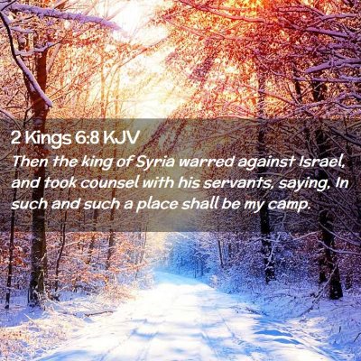 2 Kings 6:8 KJV Free Bible Images