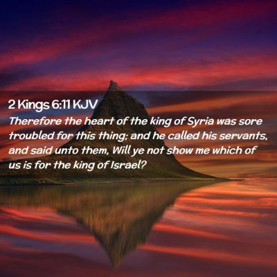 2 Kings 6:11 KJV Free Bible Images