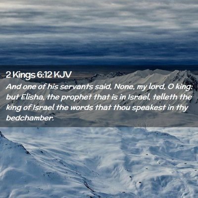 2 Kings 6:12 KJV Free Bible Images